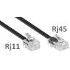 Modularanschlusskabel, RJ45-Stecker (8/4) auf RJ11 (6/4)